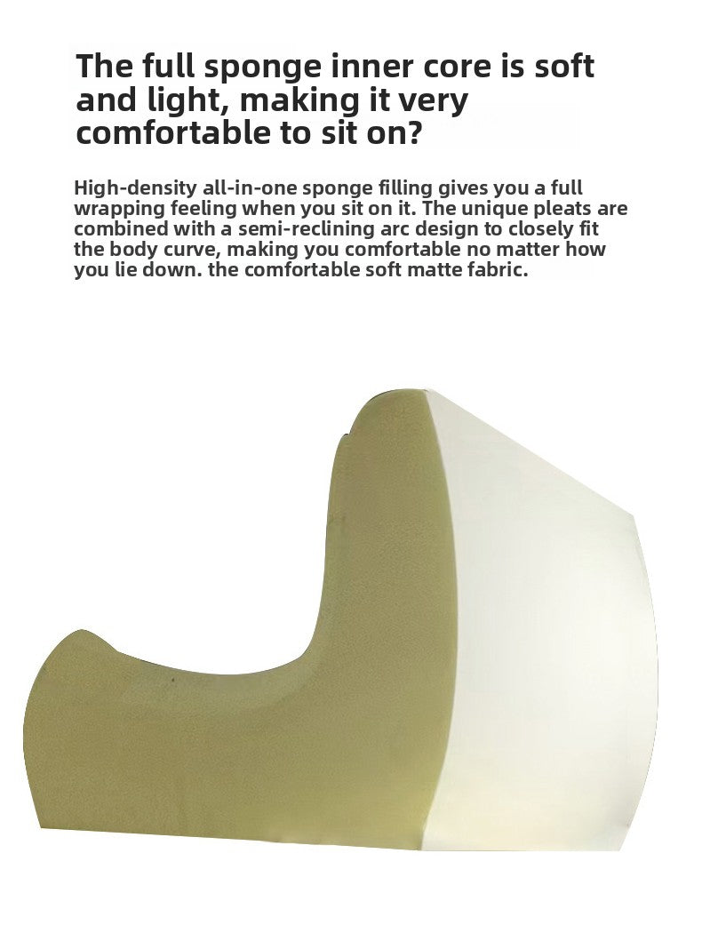 The caterpillar-shaped beanbag sofa is perfect for sleeping or relaxing in the living room, balcony, or bedroom.MM06
