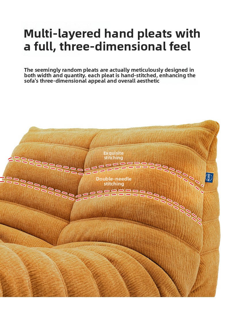 The caterpillar-shaped beanbag sofa is perfect for sleeping or relaxing in the living room, balcony, or bedroom.MM09