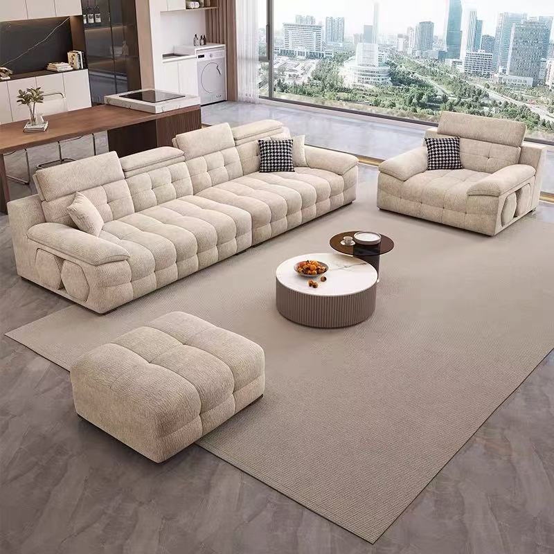 Fabric sofa, ottoman, living room shoe changing seat NC-99