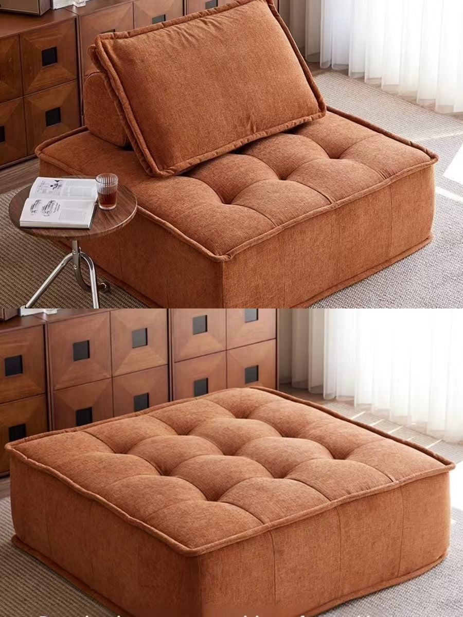 Tofu block fabric sofa, flexible combination compression sofa for small living rooms NC471