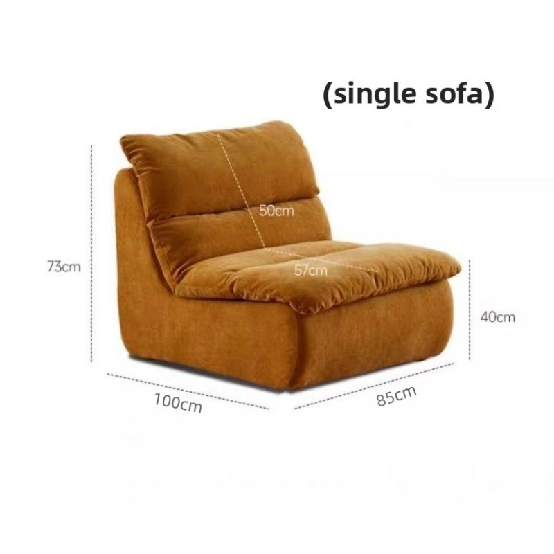 Small apartment balcony, living room armchair, study, bedroom casual fabric compression sofa MMC02
