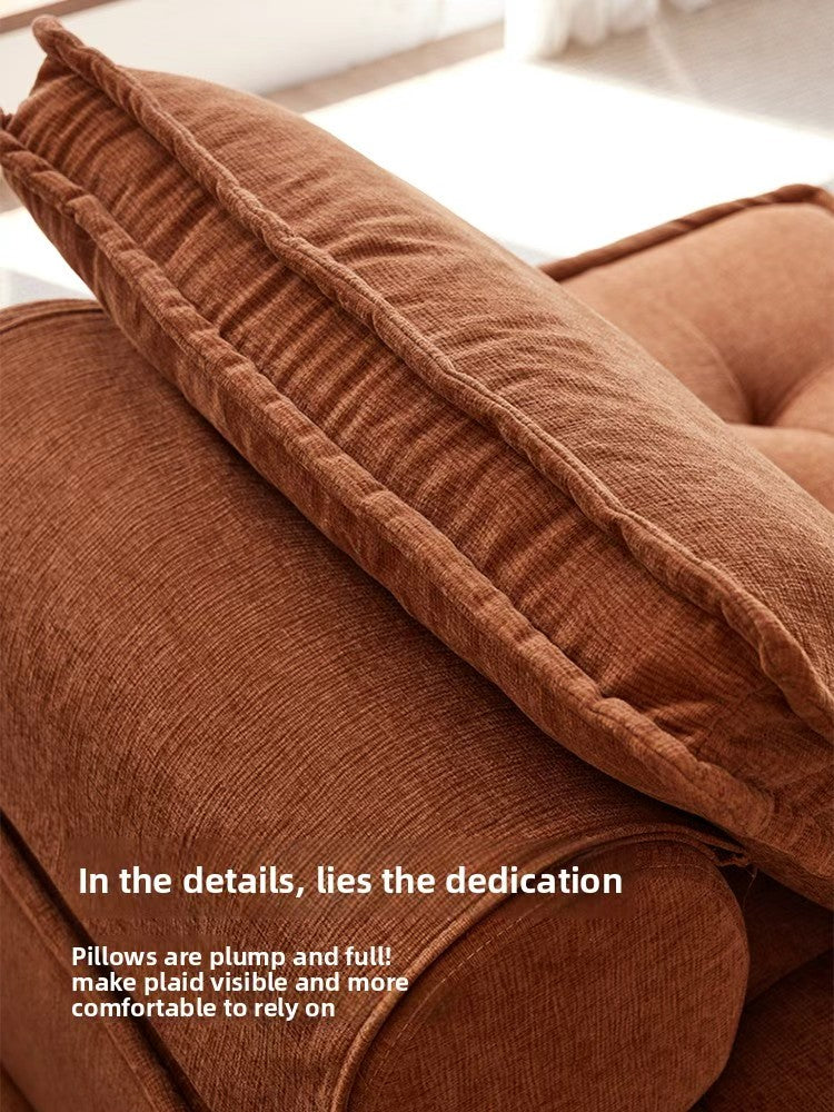 Tofu block fabric sofa, flexible combination compression sofa for small living rooms NC471